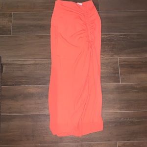 Coral Maxi Skirt